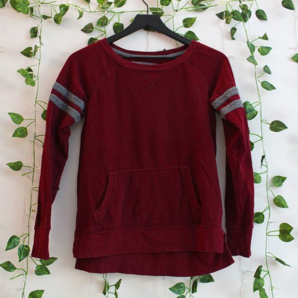 So Perfect Sweatshirt Maroon - Picture 1 of 4